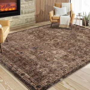 Washable Area Rug for Living Room,