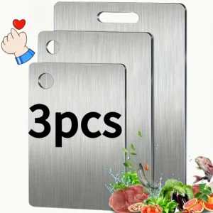 Stainless Steel 3pcs Cutting Boards