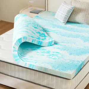 JHK 4 Inch Gel Memory Foam Mattress Topper
