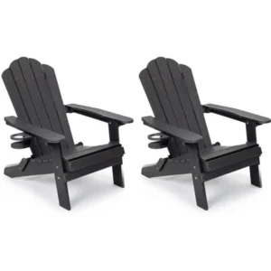 Folding Adirondack Chairs Set of 2